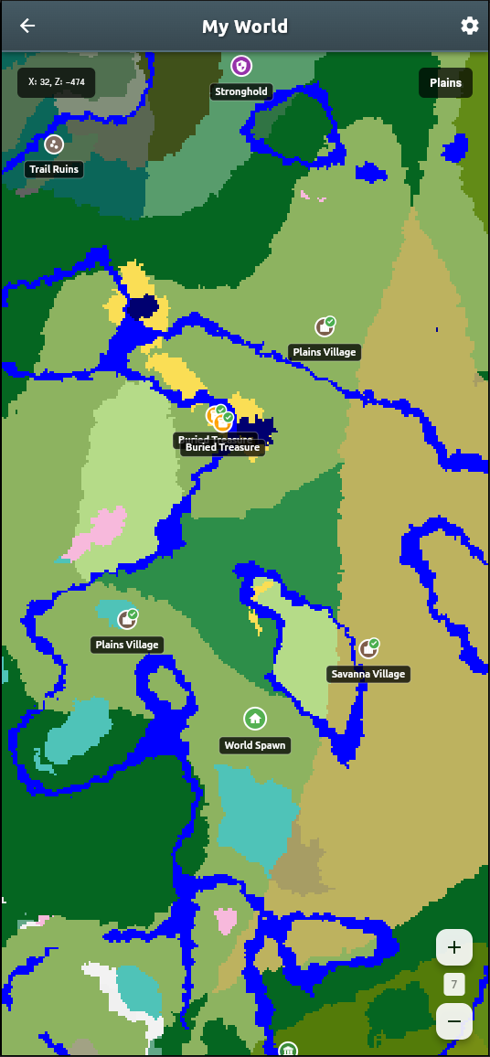 SeedMap Biome View